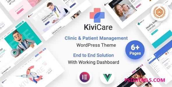 KiviCare v2.2.8-医疗诊所和；患者管理WordPress主题 -尚睿切图网