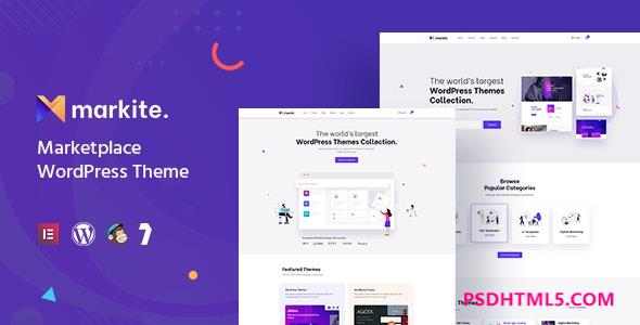 Markite v1.3.9-数字市场WordPress主题 -尚睿切图网