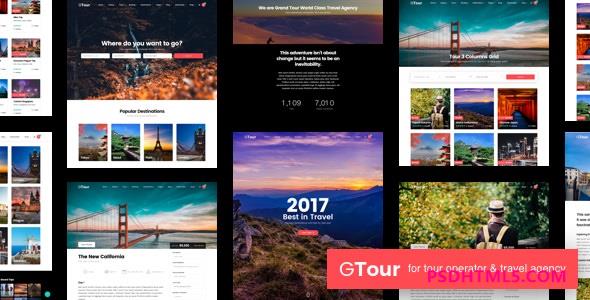 Grand Tour v5.5.1-旅游Wordpress主题 -尚睿切图网