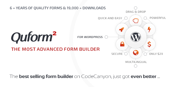 Quform v2.21.0-WordPress表单生成器；高级脚本、插件和；手机 -尚睿切图网