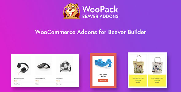 WooPack for Beaver Builder v1.5.7；高级脚本、插件和；手机 -尚睿切图网