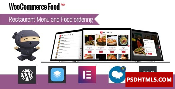 WooCommerce Food v3.3.0-餐厅菜单和；点餐&raquo；高级脚本、插件和；手机 -尚睿切图网