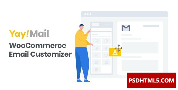 YayMail Pack v3.5.4-WooCommerce电子邮件定制工具；高级脚本、插件和；手机 -尚睿切图网
