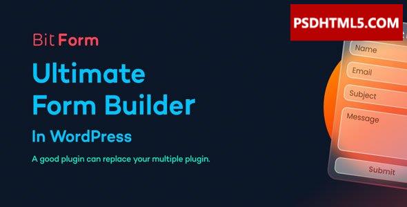 Bit Form Pro v2.7.3-WordPress中的终极表单生成器；高级脚本、插件和；手机 -尚睿切图网