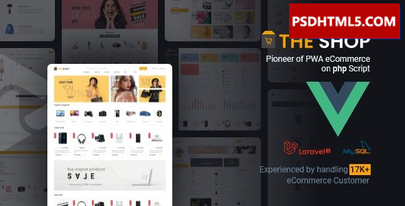 The Shop v3.4-PWA电子商务cms-已空；高级脚本、插件和；手机 -尚睿切图网