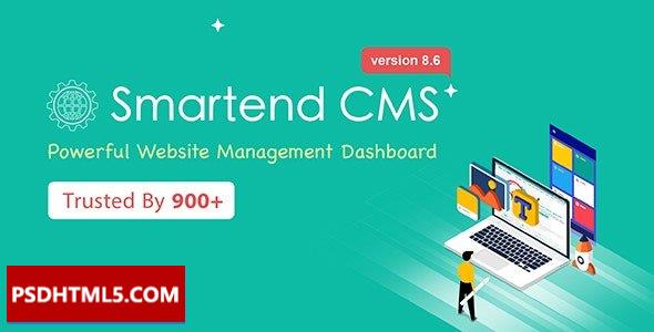 SmartEnd CMS v10.0.4-带有前端和Restful API的Laravel管理仪表板-nulled&laquo；高级脚本、插件和；手机 -尚睿切图网