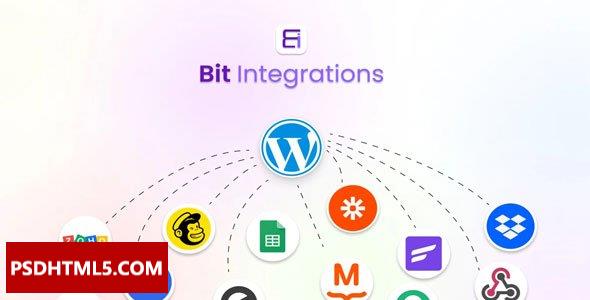 Bit Integrations Pro v2.2.1-WordPress集成插件；高级脚本、插件和；手机 -尚睿切图网