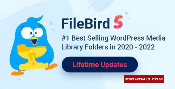 FileBird v6.4-WordPress媒体库文件夹；高级脚本、插件和；手机 -尚睿切图网