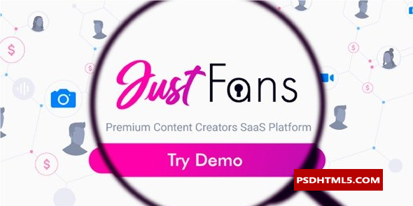 JustFans v7.1.0-高级内容创作者SaaS平台-空；高级脚本、插件和；手机 -尚睿切图网