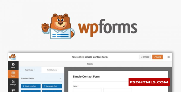 WPForms Pro v1.9.0；高级脚本、插件和；手机 -尚睿切图网