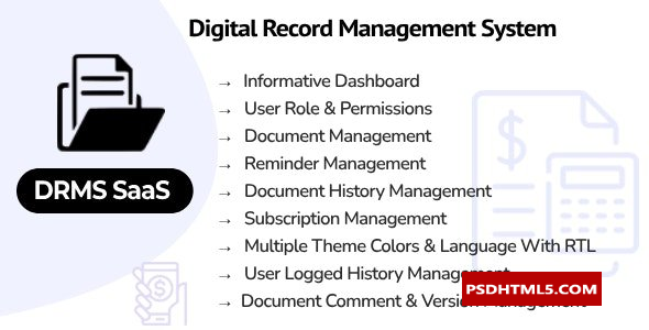 DRMS SaaS v1.7-数字记录管理系统；高级脚本、插件和；手机 -尚睿切图网