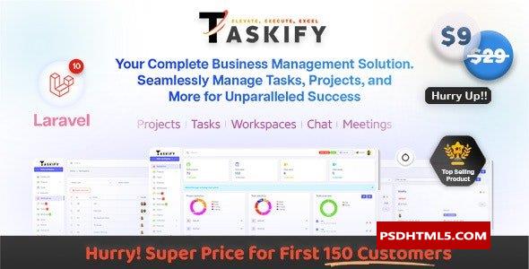 Taskify v1.0.8-项目管理-任务管理和；生产力工具&raquo；高级脚本、插件和；手机 -尚睿切图网