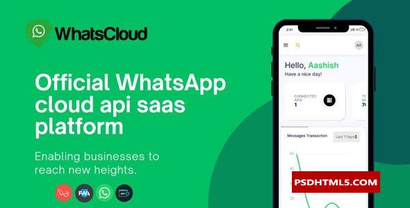 WhatsCloudv7.0-无缝云API集成SAAS-nulled&laquo；高级脚本、插件和；手机 -尚睿切图网