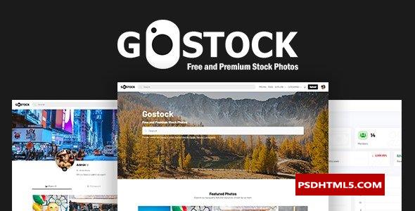 GoStock v5.3-免费和高级库存照片脚本；高级脚本、插件和；手机 -尚睿切图网