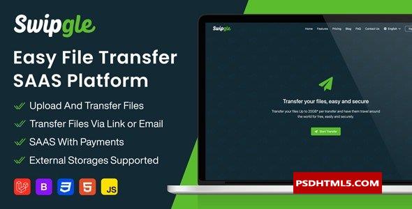 Swigle v2.5-轻松文件传输（SAAS）&raquo；高级脚本、插件和；手机 -尚睿切图网