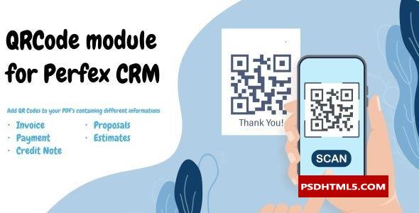 Perfex CRM v1.0.2的二维码插件模块；高级脚本、插件和；手机 -尚睿切图网