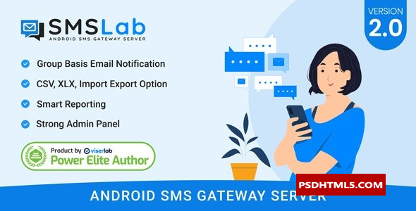 SMSLab v2.1-基于Android的短信网关服务器-为空；高级脚本、插件和；手机 -尚睿切图网