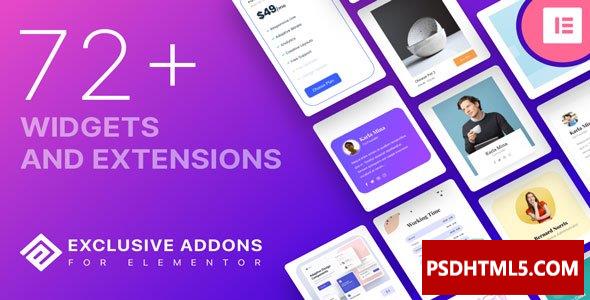 Elementor v1.5.9.2的独家插件专业版；高级脚本、插件和；手机-尚睿切图网