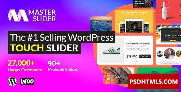 Master Slider v3.7.15-WordPress响应式触摸滑块；高级脚本、插件和；移动-尚睿切图网