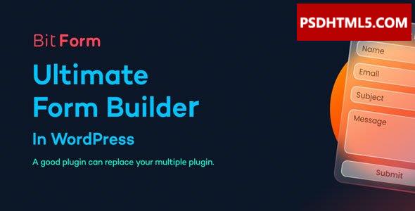 Bit Form Pro v2.11.2-WordPress中的终极表单生成器；高级脚本、插件和；手机 -尚睿切图网