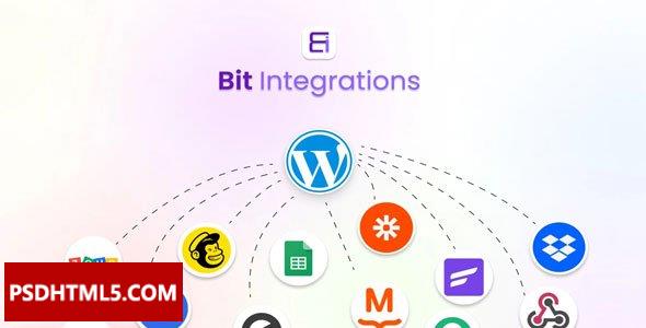 Bit Integrations Pro v2.3.3-WordPress集成插件；高级脚本、插件和；手机 -尚睿切图网