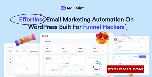 Mail Mint Pro 1.17.1-通过电子邮件营销自动化为您的渠道供电;高级脚本、插件和;手机 -尚睿切图网