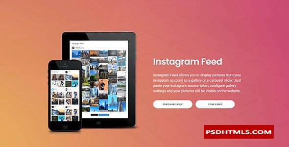 Instagram Feed Pro v4.3.0版；高级脚本、插件和；手机 -尚睿切图网