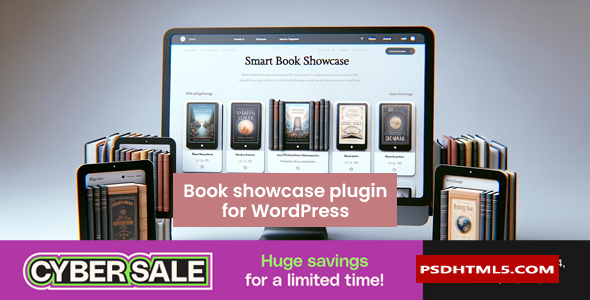 Bookify v1.1.0-WordPress智能图书展示版；高级脚本、插件和；手机-尚睿切图网