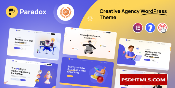 Paradox v1.0 - Creative Agency WordPress Theme