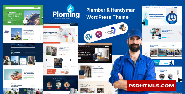 Ploming v1.0-水管工和；Handyman WordPress主题 -尚睿切图网