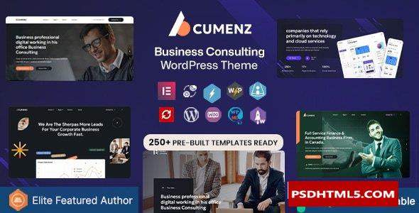 Acumenz v1.0.2 - Business & Consulting WordPress Elementor Theme