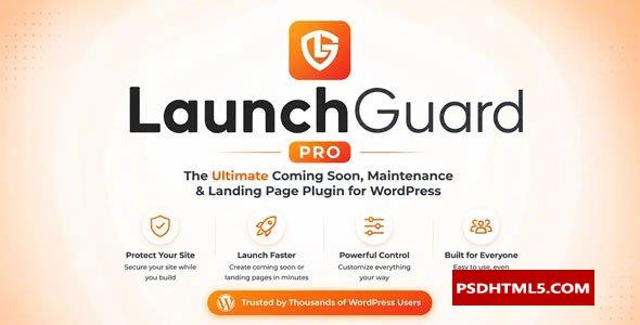 LaunchGuard Pro v1.1.3即将发布；维护模式&raquo；高级脚本、插件和；移动-尚睿切图网