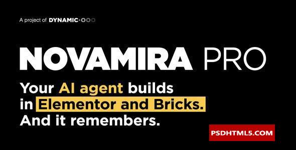 Novamira Pro v1.1.2-您的AI代理在WordPress内部构建；高级脚本、插件和；移动-尚睿切图网